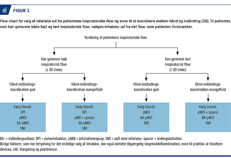 Inhalatortyper og inhalationsteknik ved behandling af astma og ...